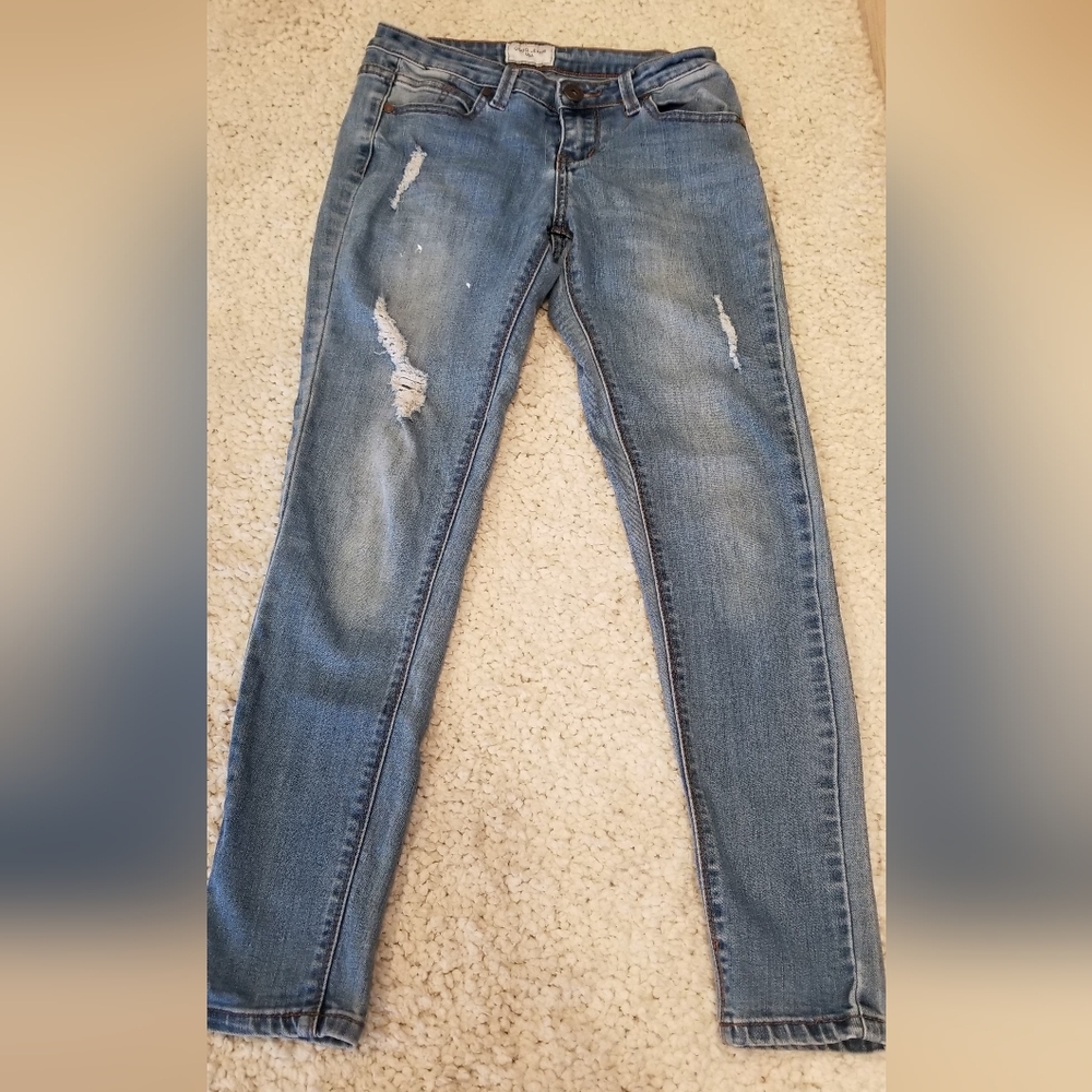 GOGO Denim Blue Straight Leg Jeans